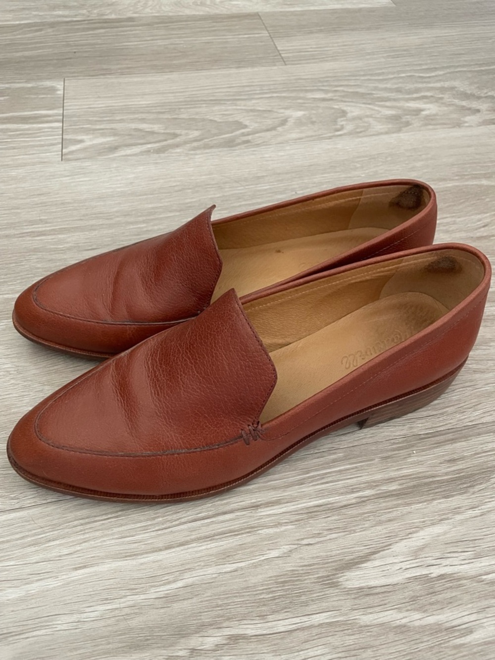 Women's Leather Slip-On Loafers in Brown - Picture 7 of 7